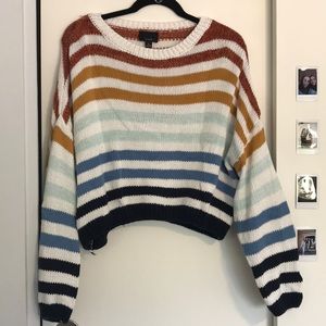 Rainbow Striped Sweater